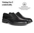 Irving Banker Waterproof Formal Slip-Ons for Men – Comfortable Business Dress Shoes