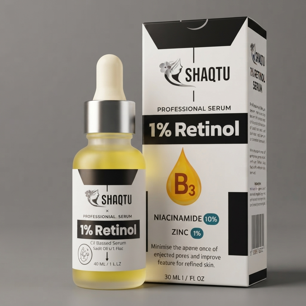 SHAQTU 1% Retinol Skin Renewal Facial Serum 30ml