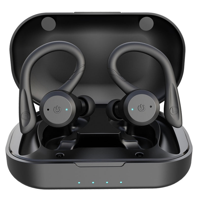 20-Hour Playtime IPX7 Waterproof Bluetooth Earbuds – Dual Wear Sport TWS Wireless Headset with Stereo Sound