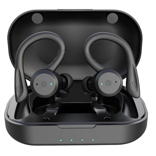 20-Hour Playtime IPX7 Waterproof Bluetooth Earbuds – Dual Wear Sport TWS Wireless Headset with Stereo Sound