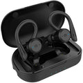 20-Hour Playtime IPX7 Waterproof Bluetooth Earbuds – Dual Wear Sport TWS Wireless Headset with Stereo Sound