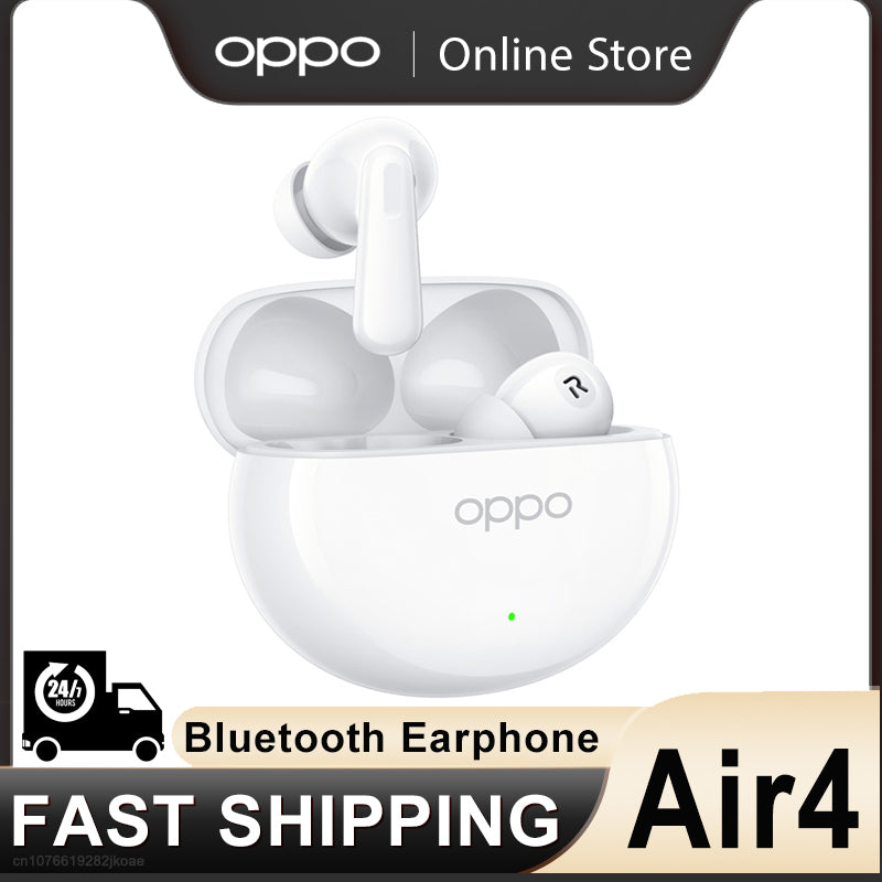 New OPPO Enco Air4 Wireless Bluetooth 5.4 Earphones – Sports Noise-Cancelling HiFi Stereo Headset with HD Mic