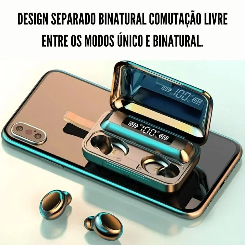 New TWS Bluetooth Wireless Earbuds – 9D Stereo High Bass Sports Headphones with Touch Control & Hands-Free Calls