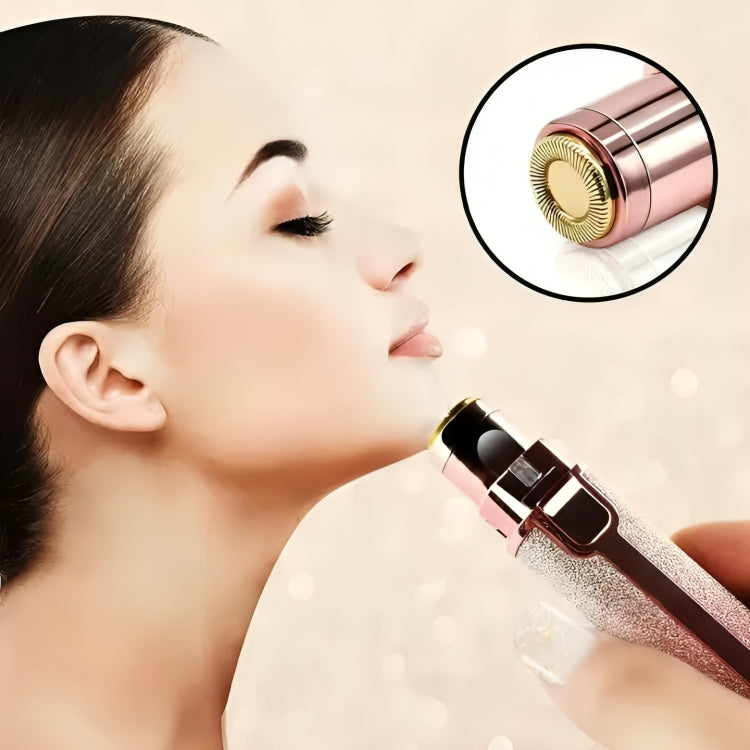 2-in-1 Rechargeable Eyebrow & Facial Hair Trimmer for Women