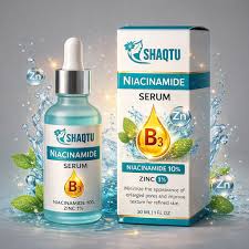 SHAQTU 10% Niacinamide + 1% Zinc Pore Refining Facial Serum 30ml
