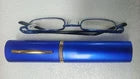 Portable Fine Rim Reading Glasses for Men & Women with Lens Case – Lightweight Presbyopia Eyewear Various Strengths
