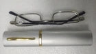 Portable Fine Rim Reading Glasses for Men & Women with Lens Case – Lightweight Presbyopia Eyewear Various Strengths