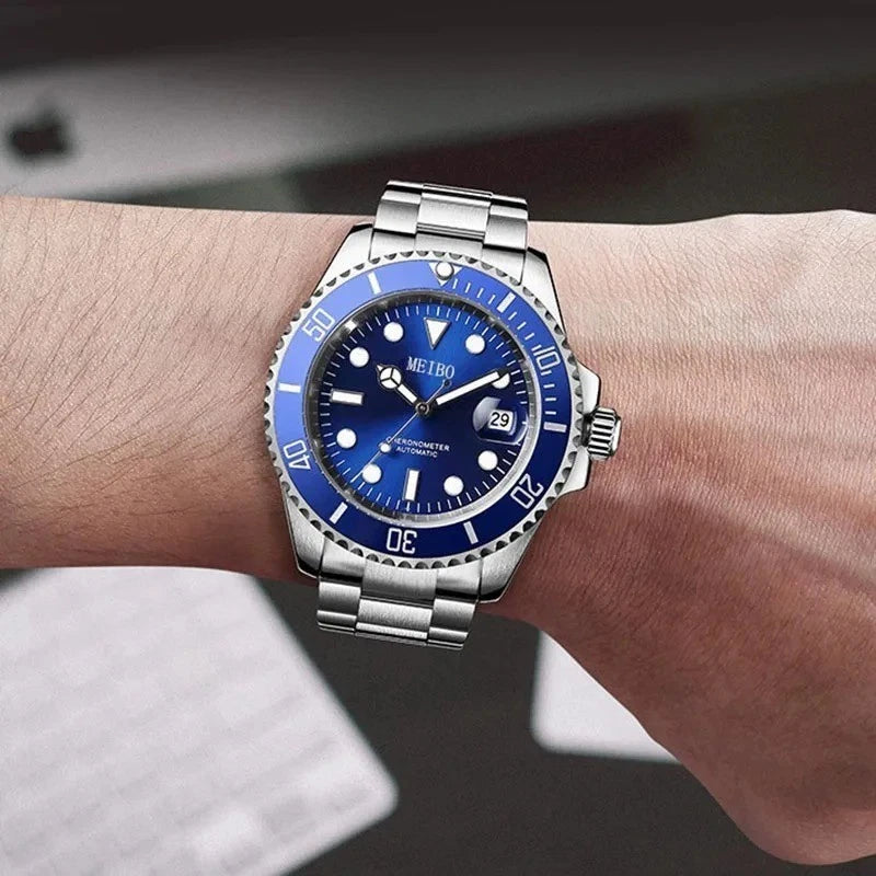 Fashion Luxury 2026 Men's Calendar Sports Waterproof Quartz Watch – Business Stainless Steel Wristwatch
