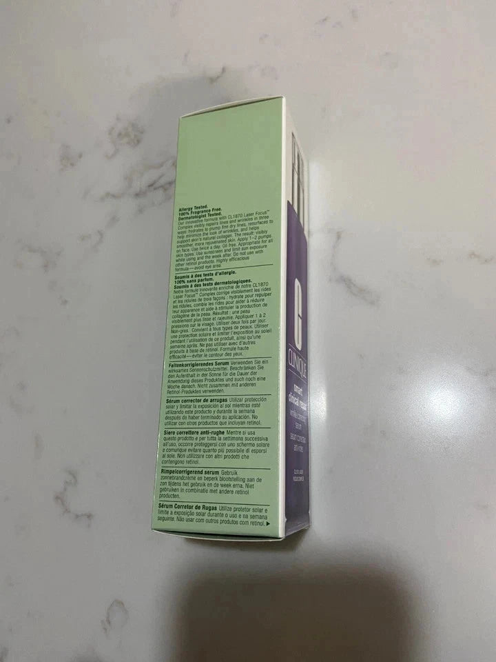 Clinique Smart Clinical Repair Wrinkle Correcting Serum 100ml 3.4oz New In Box Anti Aging Skincare