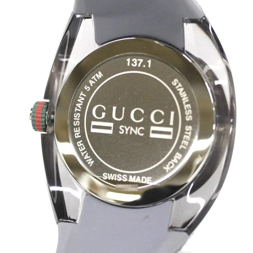 GUCCI SYNC YA137109 Men's Watch | Authentic Swiss Quartz Watch | Near Mint Condition | Luxury Designer Timepiece