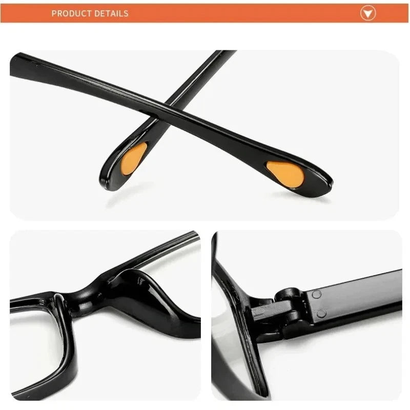 Unisex Reading Glasses for Men & Women Ultra-Light Portable Presbyopia Eyeglasses +1.0