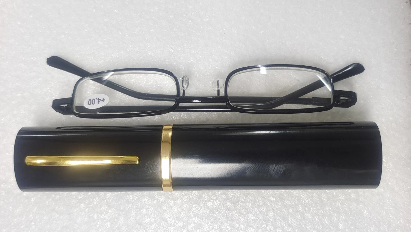 Portable Fine Rim Reading Glasses for Men & Women with Lens Case – Lightweight Presbyopia Eyewear Various Strengths