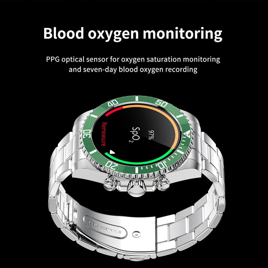Smart Watch for Men Bluetooth Calling Blood Pressure Heart Rate Fitness Tracker UK