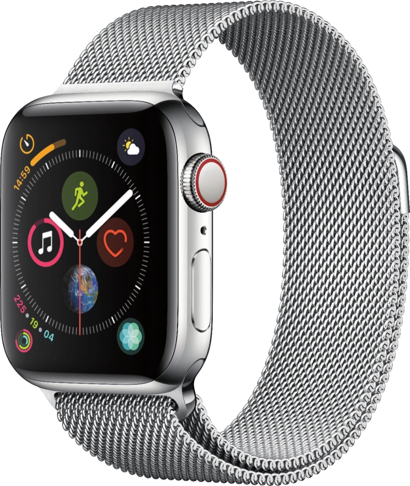 Apple Watch Gen 4 Series 4 Cell 40mm Stainless Steel - Milanese Loop MTUM2LL/A