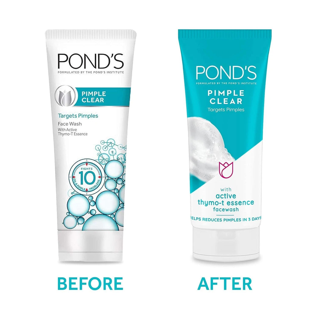 PONDS Pimple Clear Foam Facial Wash 100g – Deep Cleansing Acne & Oil Control Face Wash