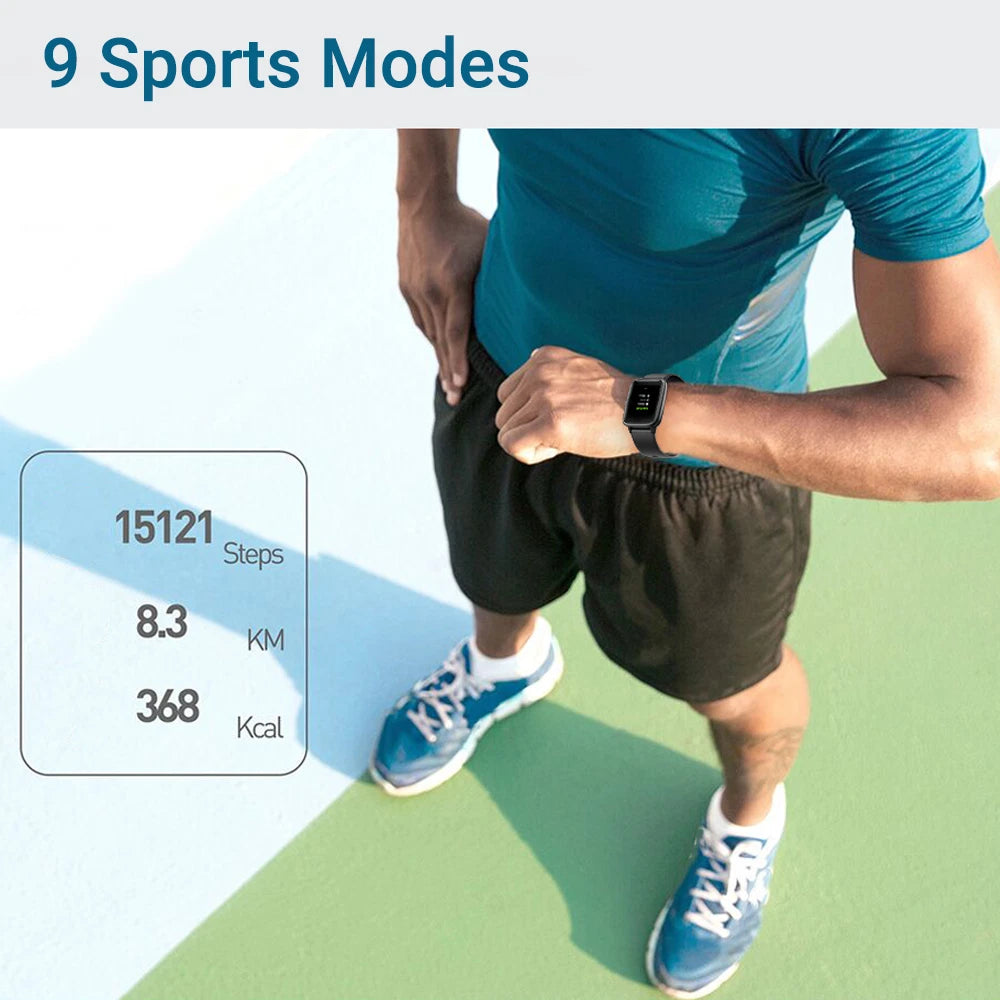 2025 Smart Watch for Men & Women Waterproof Bluetooth Fitness Watch for iOS & Samsung | 2-Year Warranty