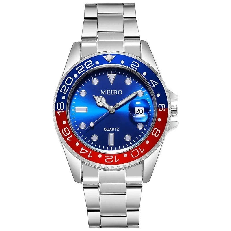 Fashion Luxury 2026 Men's Calendar Sports Waterproof Quartz Watch – Business Stainless Steel Wristwatch