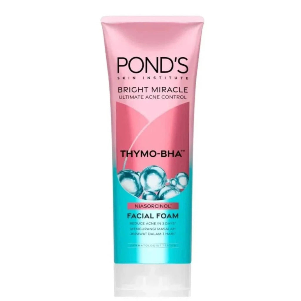 2x POND'S Facial Foam Cleanser 100g | Oily Soft Skin Natural Wash | Daily Deep Cleansing Face Wash for Fresh Skin