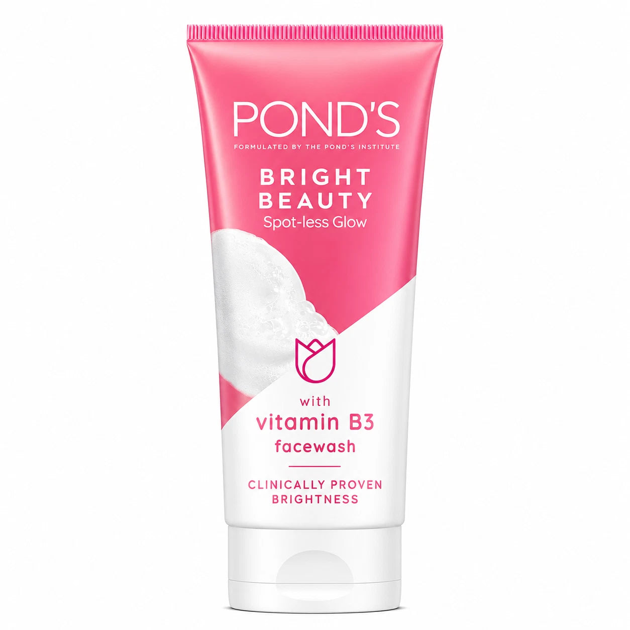 6x POND'S White Beauty Spotless Fairness Face Wash 100g Pack | Brightening Facial Cleanser | Deep Cleansing Skin Care