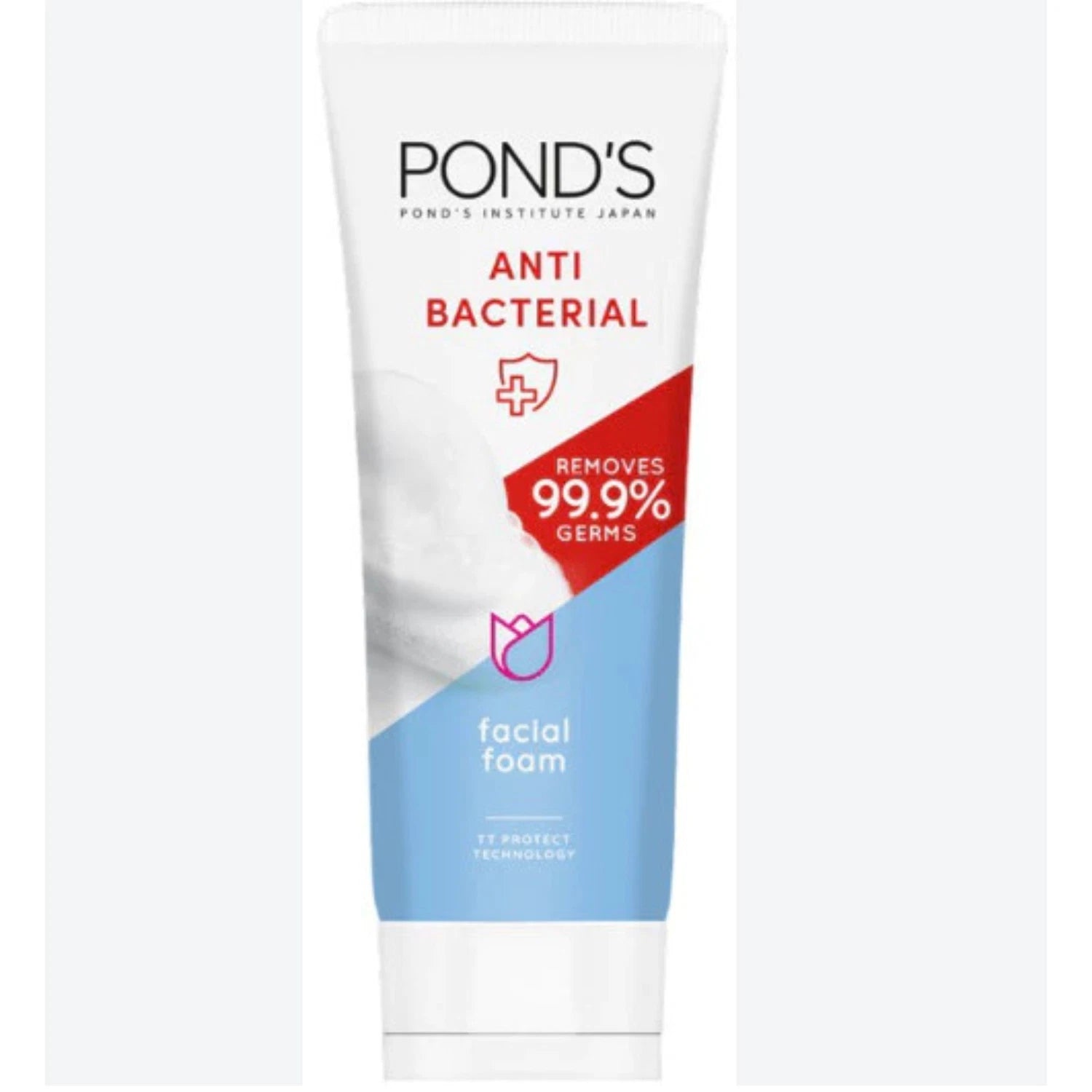 2x POND'S Facial Foam Cleanser 100g | Oily Soft Skin Natural Wash | Daily Deep Cleansing Face Wash for Fresh Skin
