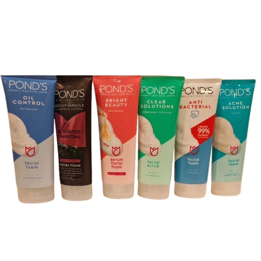 2x POND'S Facial Foam Cleanser 100g | Oily Soft Skin Natural Wash | Daily Deep Cleansing Face Wash for Fresh Skin