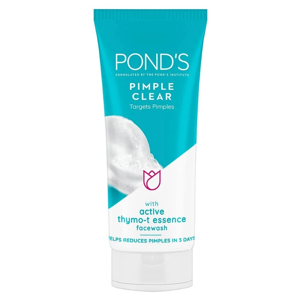 PONDS Pimple Clear Foam Facial Wash 100g – Deep Cleansing Acne & Oil Control Face Wash