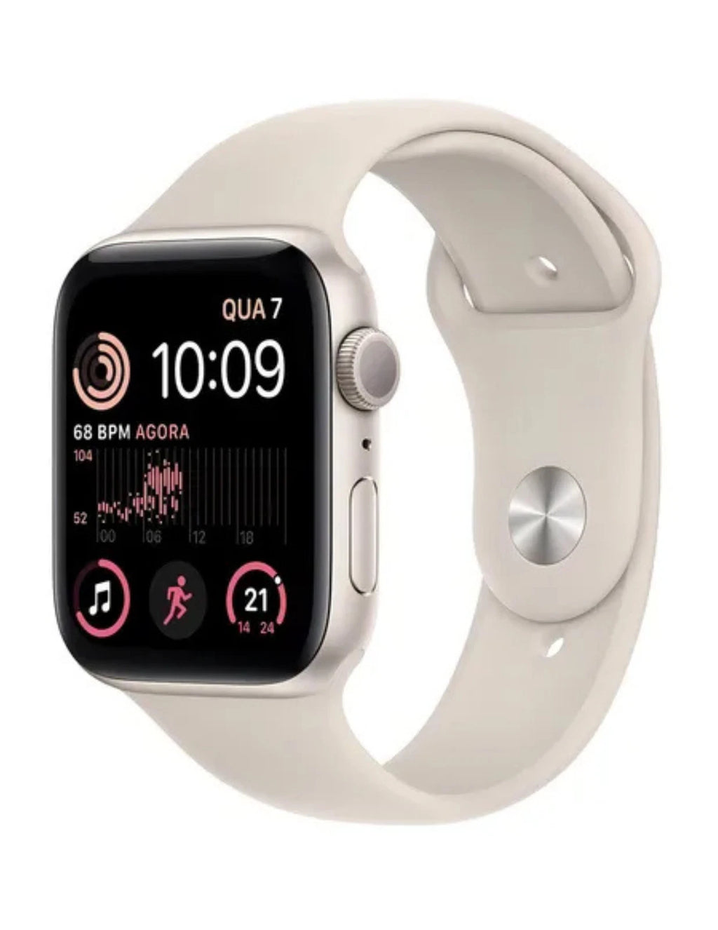 Apple Watch SE 2nd Gen 44mm GPS + Cellular Aluminum 32GB Smartwatch – Good Condition
